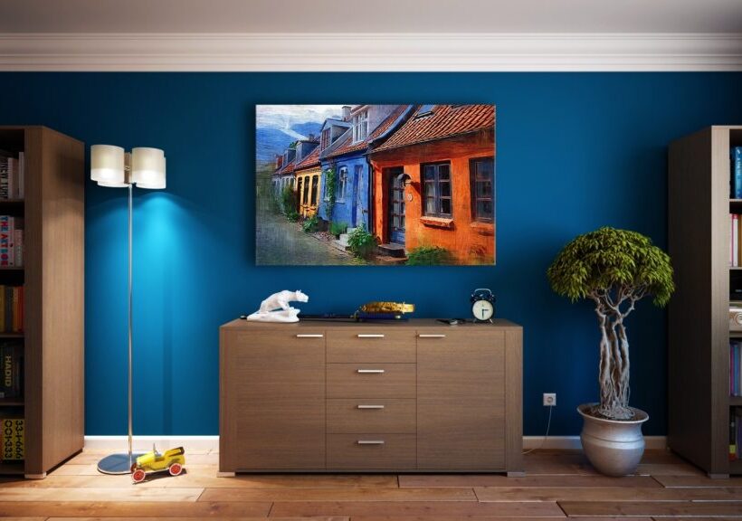 Peinture mur intérieur à Bruxelles